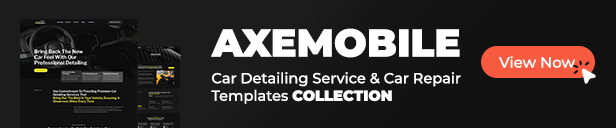 Axemobile - Car Detailing Service & Car Repair HTML Bootstrap 5 Template